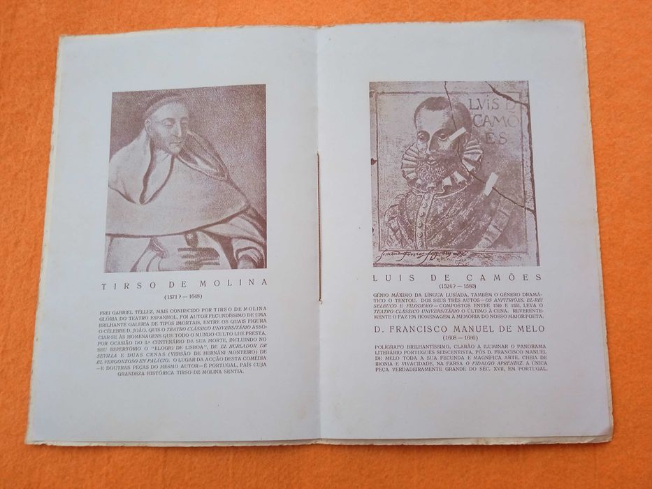 Récita para Apresentação do Teatro Clássico Universitário 1948