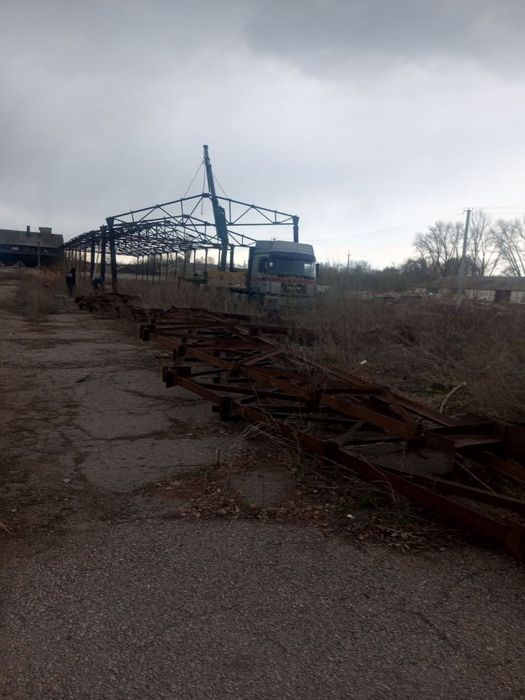 Продаж трикутних металевих ферм.(Ангар)