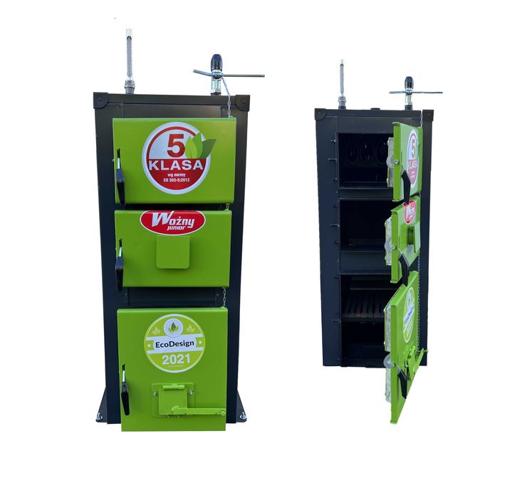 Piec na Drewno Węgiel Chrust 10KW 13 18 24KW Producent RATY0%