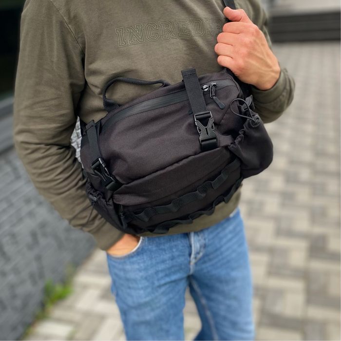 Тактична сумка бананка нагрудна велика поясна Халк