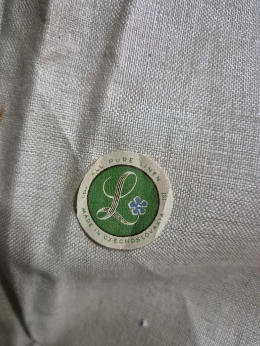 Rolo de Linho Antigo (100% linho caseiro) - RARIDADE – 41m comprimento x 1,40m largura