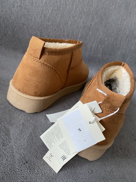 Śniegowce brązowe jasne 37 nowe