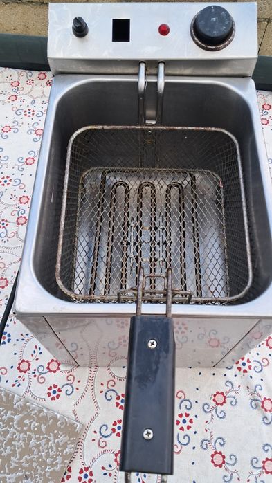 Fritadeira inox 6 lts