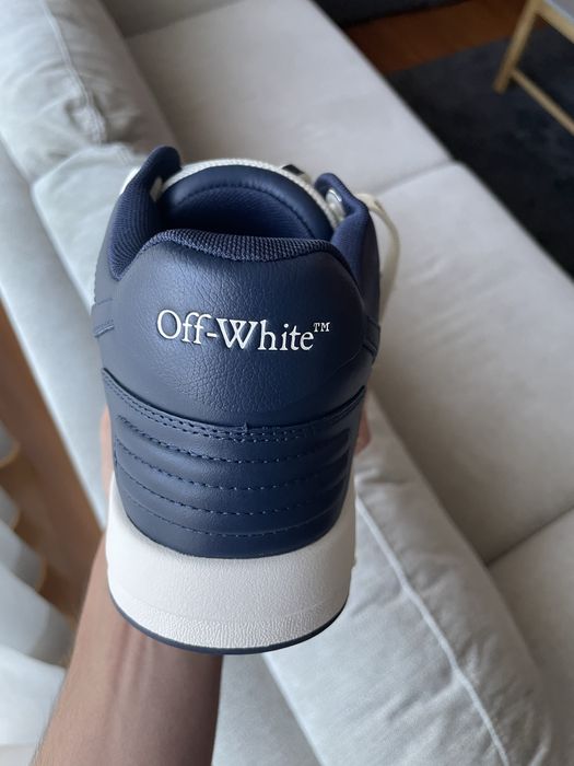 Off-White Out of Office Blue Sneakers
