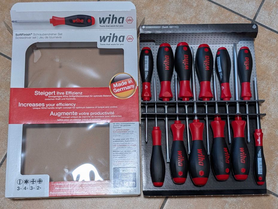 Zestaw wkrętaków WIHA SoftFinish mieszany 12-cz