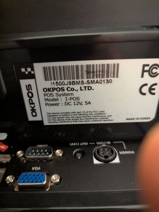 POS com caixa e impressora térmica