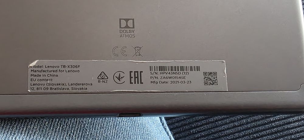 Tablet Lenovo TB-X-306F