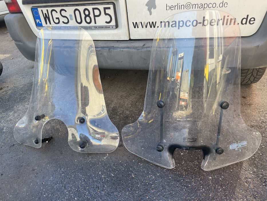 Szyba/owiewka skuter Piaggio/Sym/Vespa/Kymco/Retro