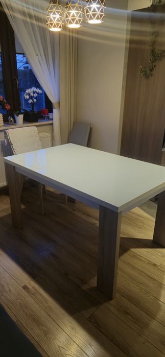 Stół rozkładany biały BRW 90x140cm