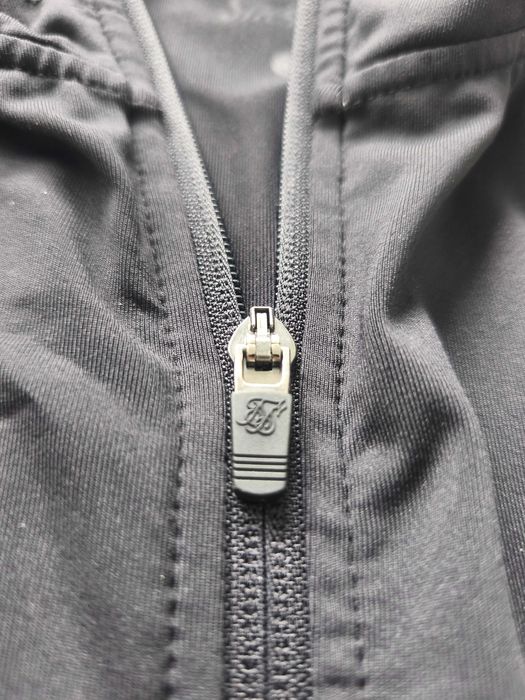 Bluza męska rozpinana czarna Siksilk rozmiar L kieszenie zamek olavoga