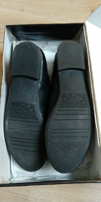 Botki pantofle damskie skórzane skóra 37