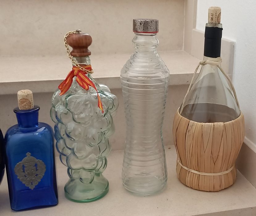 Conjunto de garrafas de coleção