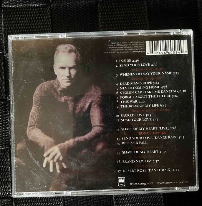 Sting - Sacred Love | Jewel Case CD Stan płyty IDEALNY!