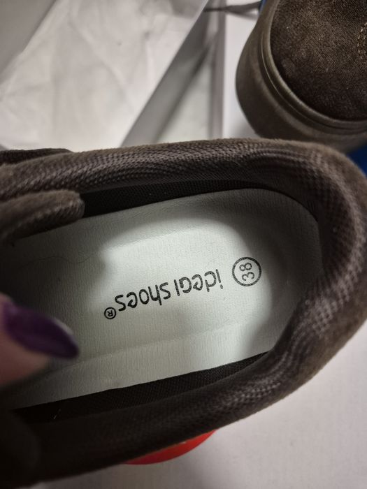 Sneakersy brązowe 38