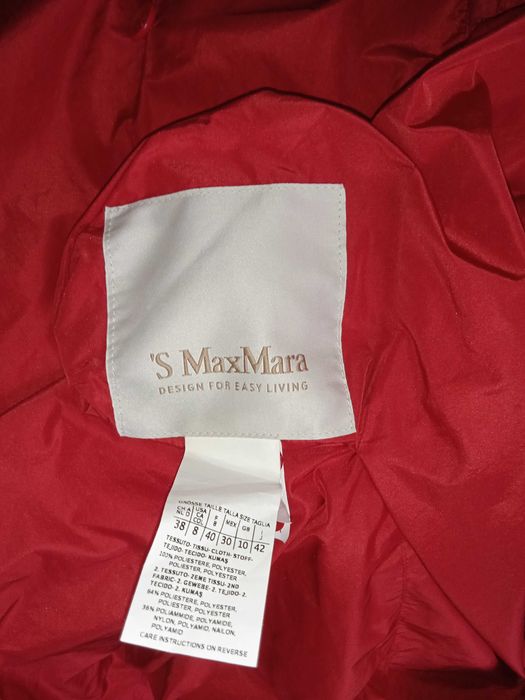 Max Mara nowy czerwony płaszcz r. 36 sklep 3 tyś
