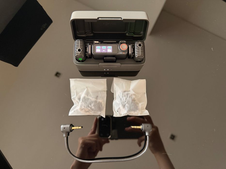 DJI Mic 2 (2 TX + 1 RX + estojo) nunca usado, completo