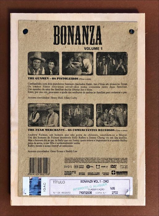 SÉRIE DVD [26€ cada] Clássicas Bonanza Família Forsyte