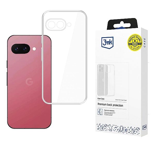 Etui 3mk Clear Case na Google Pixel 9A - przezroczyste