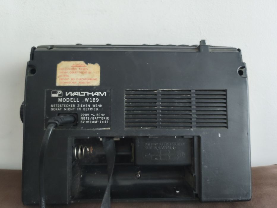 Radioodtwarzacz kasetowy Waltham W189 Unikat