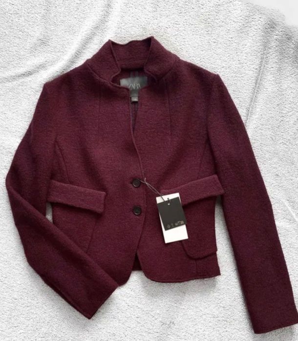 Zara приталений жакет 100% шерсть арт 3057/240/660