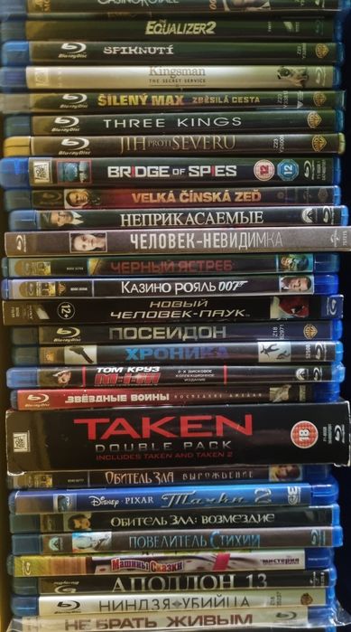 Blu ray фільми,все ліцензія та з перекладом.9
