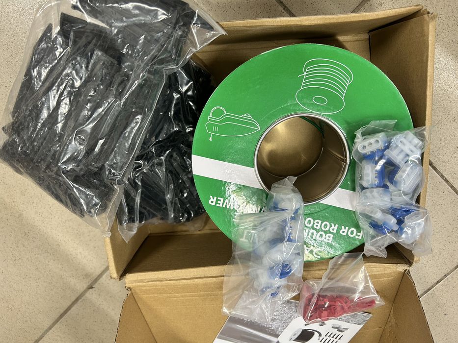 Обмежувальний кабель для робота-косарки 200 м (з комплектом кріплення)