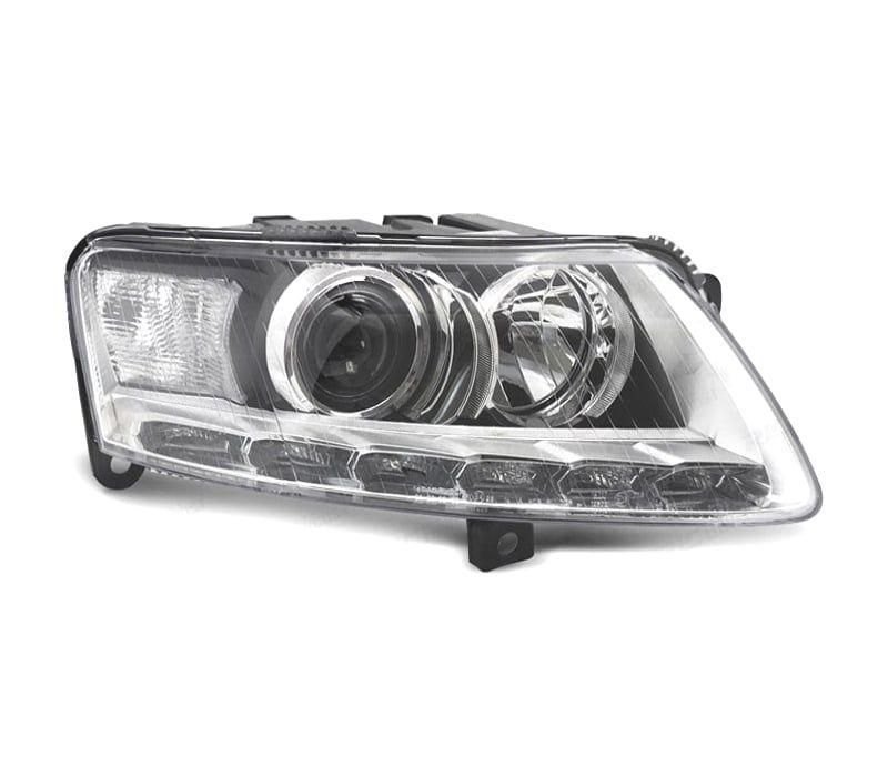 FARÓIS XENON AUDI A6 08-10 DIURNA LED