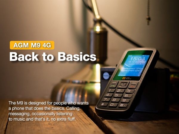 AGM M9 4G 1000 мАг 2.4" IP69K Телефони підтримують 4G Українську мову,