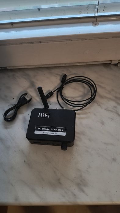 Konwerter audio optyczny aux bluetooth