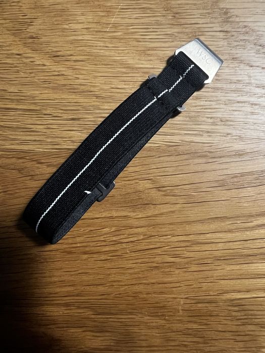 Pasek do zegarka elastyczny 20mm czarny