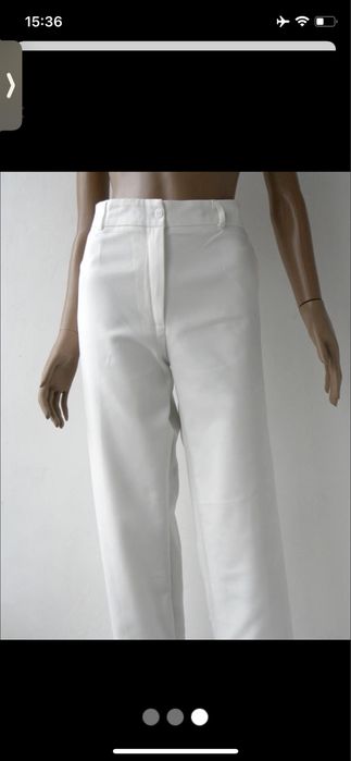 Білі брюки, штани класичні