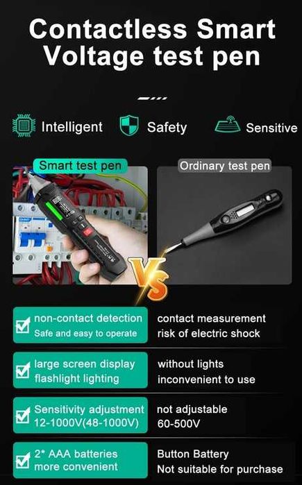 AC Voltage Test Probe 12-1000V64738473217923123