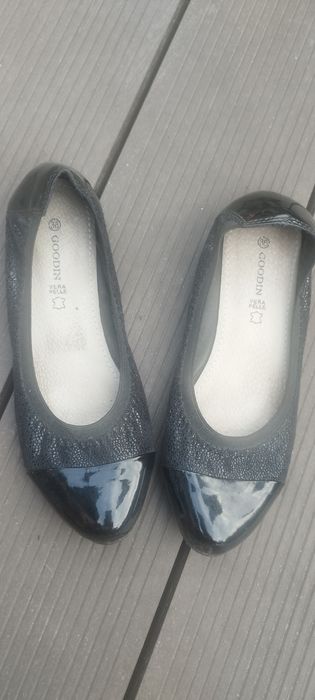Czarne Balerinki r 36