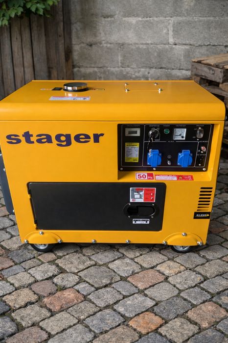 Дизельный генератор Stager DG 5500S + ATS (5 кВт)