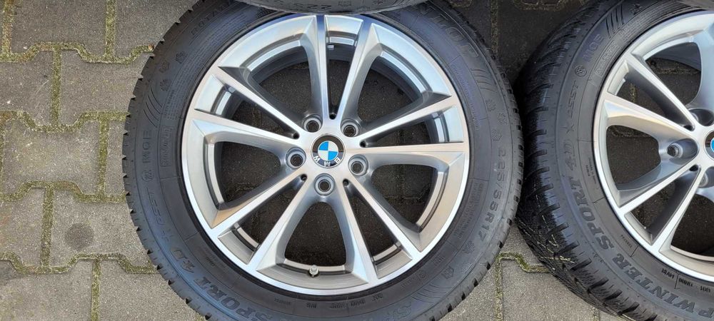 Alufelgi BMW G30 G31 5X112 z oponami 225/55 R17 zima RSC czujniki