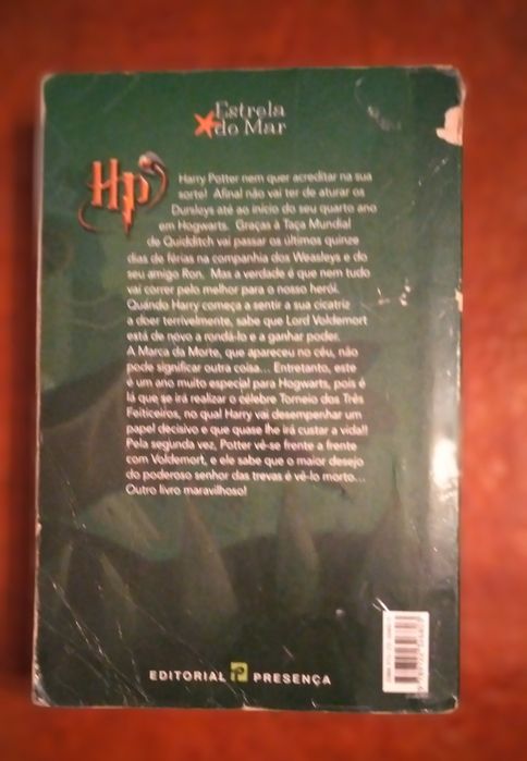 Livro Harry Potter e o Cálice de Fogo
Editorial Presença