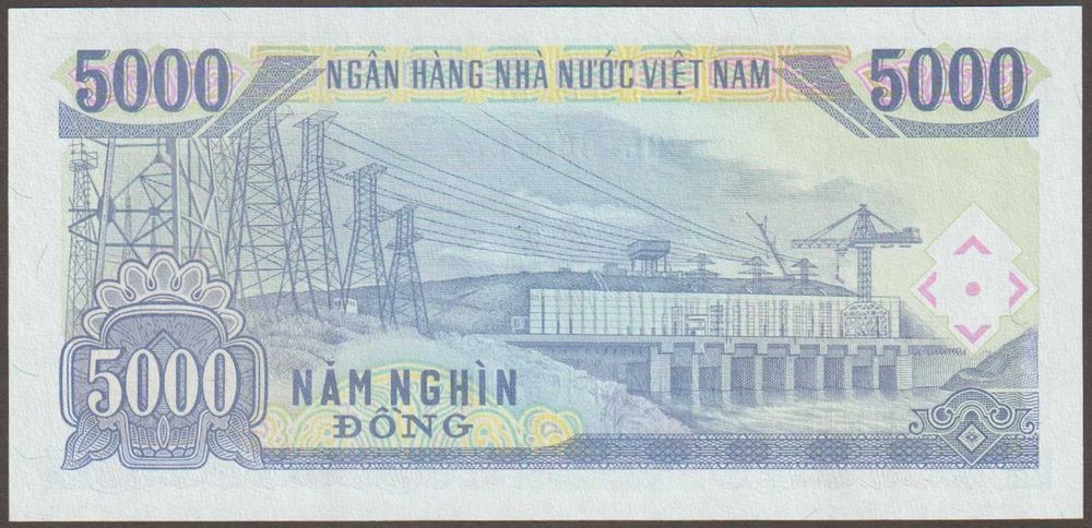 Wietnam 5000 dong 1991 - OL - Ho Chi Minh - stan bankowy UNC