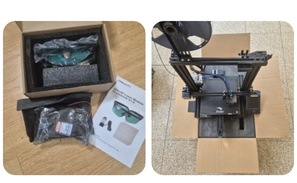 Creality ender 3v2 com kit laser