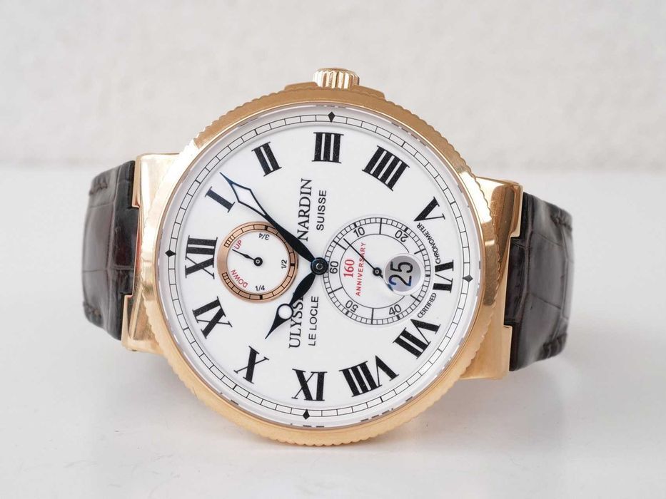 Ulysse Nardin Marine Chronometer 18K Rose Gold Limited Edition 160