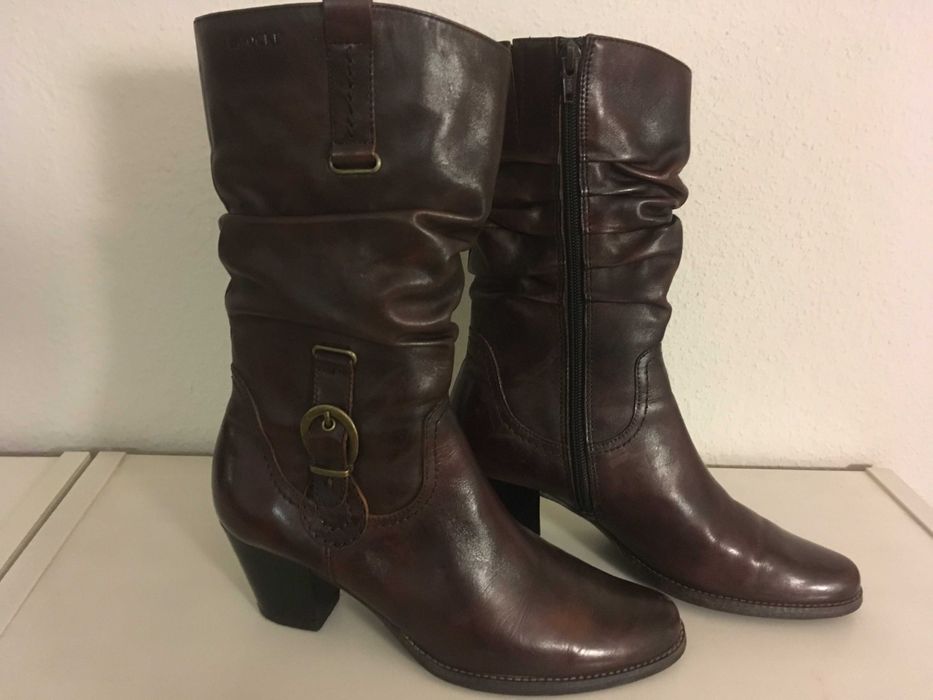 Botki Lasocki, skórzane, rozmiar 37