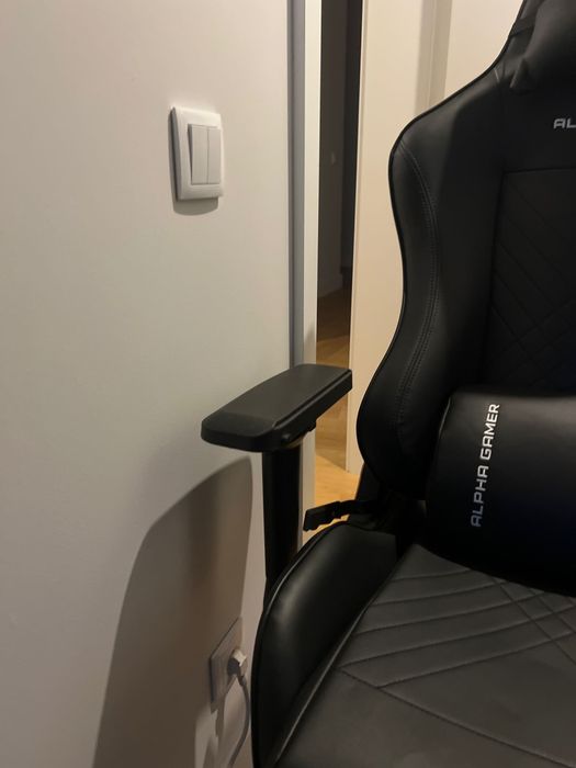 Cadeira Gaming Alpha Gamer Atena - Preto