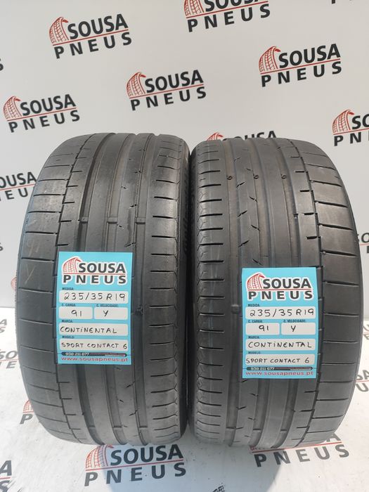 2 pneus semi novos 235-35R19 Continental - Oferta dos Portes