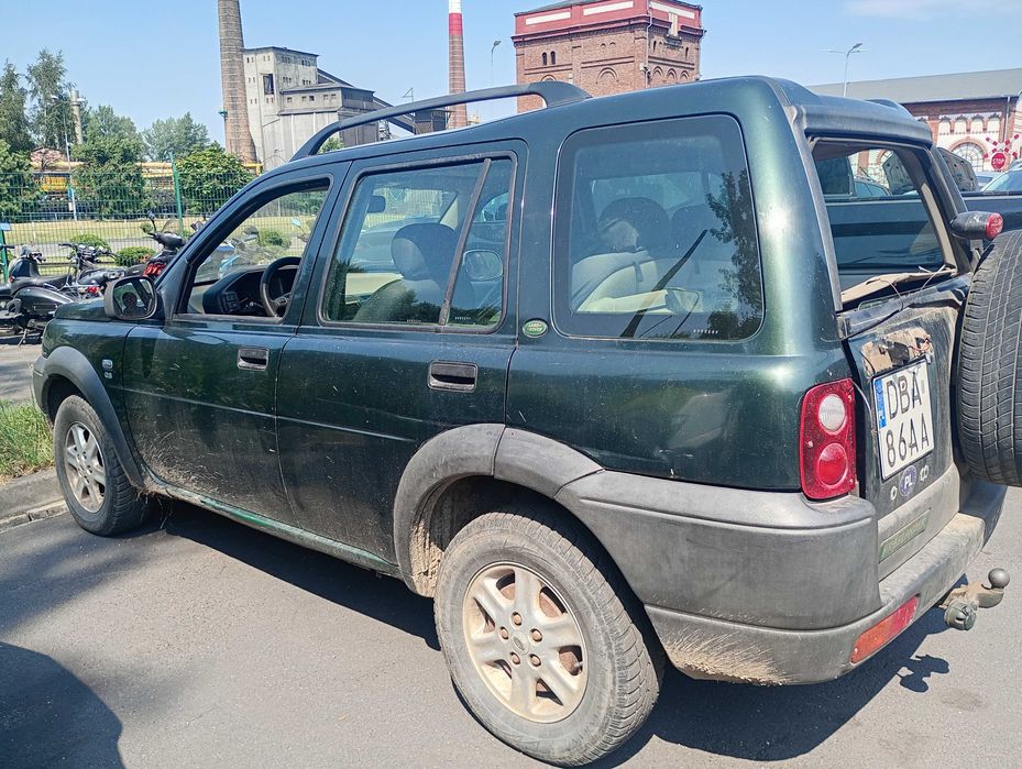 Land Rover Freelander 1,8 mechanizm szyb przednich, części transport FV dostawa