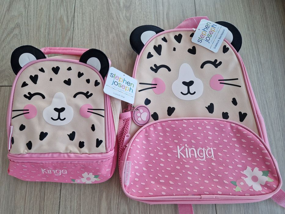Plecak komplet  personalizowany nowy imię Kinga
