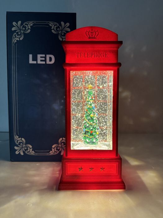 Piękny lampion świąteczny. Grający.Pozytywka. LED. Nowy