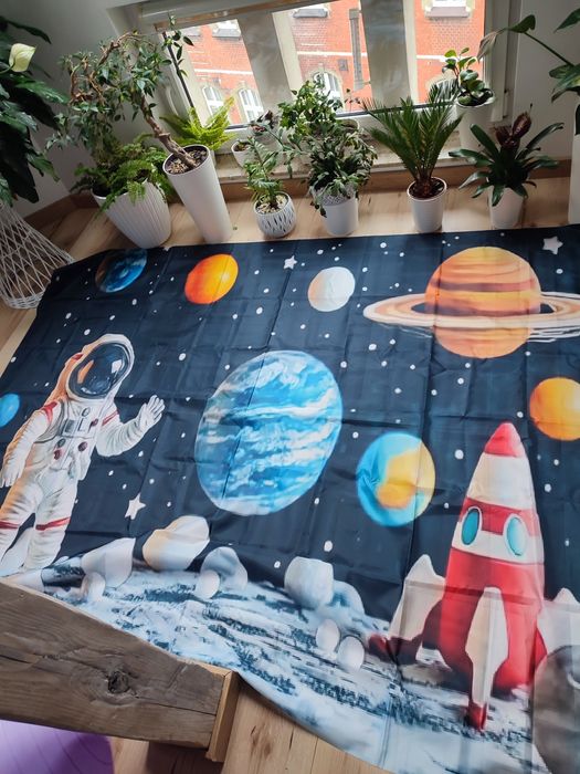 Kosmiczna impreza-banery +akcesoria