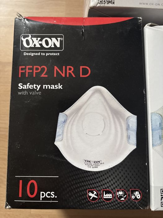 27 szt maski FFP2, 10 szt FFP3