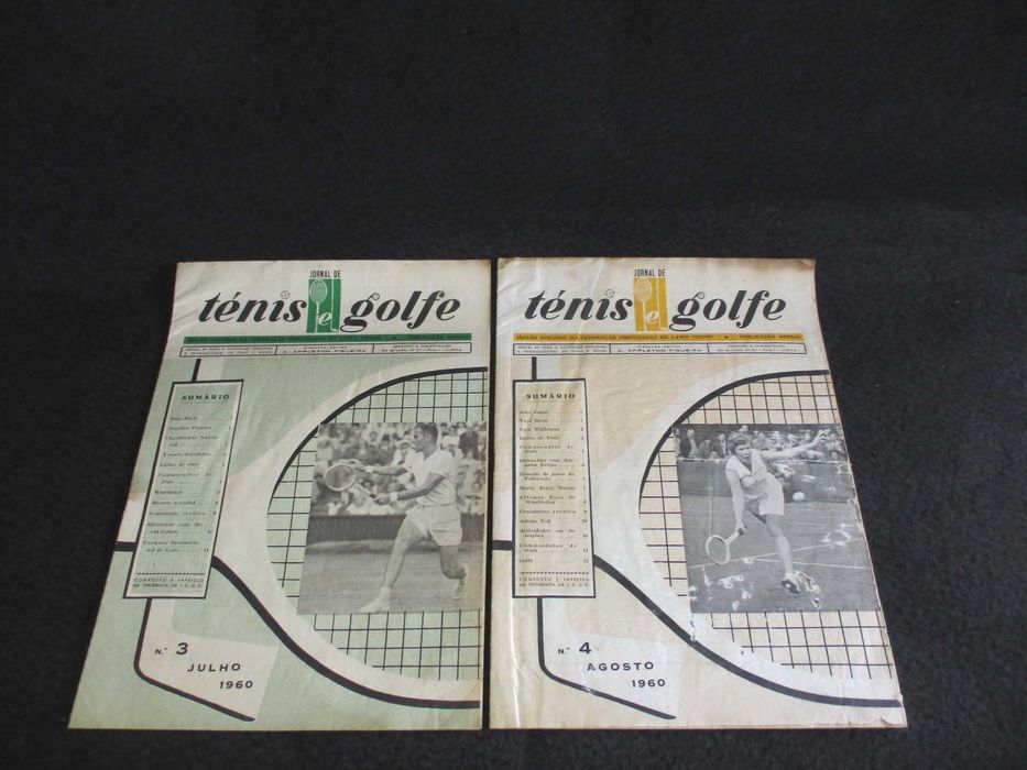 Jornal de Ténis e Golfe 1 ao 6 Raro 1960