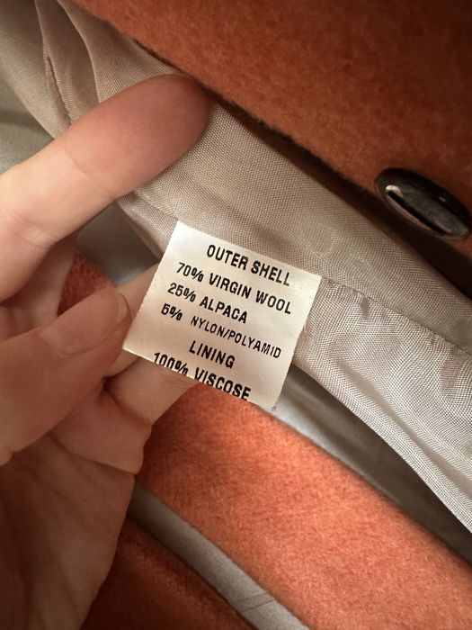 Пальто з натуральної шерсті з альпакою