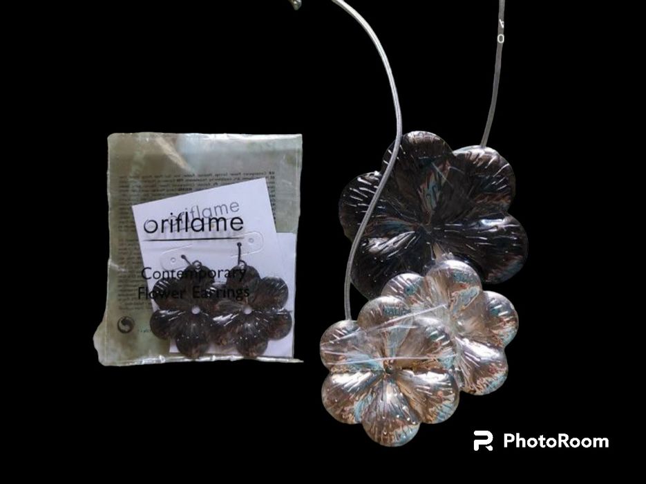 Ожерелье и серьги "Флористика"